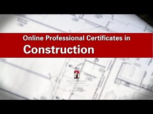 Online Professional Certificates in Construction | SDSU Global Campus