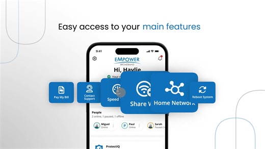 EMPOWER IQ is a mobile app designed to manage your home Wi-Fi network. It offers features like network control, device management, parental controls, and guest network creation. With an intuitive interface, you can easily monitor your network's performance and security from your smartphone. Download the app today for complete control of your home network. | Empower Broadband, Inc | Facebook