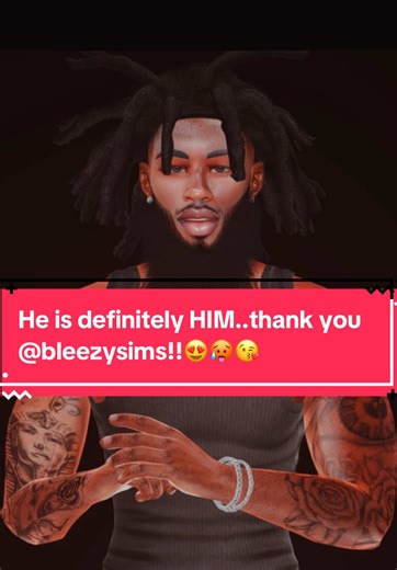This why I nicknamed her STEPhanie the way @BleezySims🎀 steps with her custom sims..this sigga fine asf😮‍💨😮‍💨😍😍Run to her patreon to download this male sim👌 #bleezysims #customsims #malesims #finesims #patreonsims