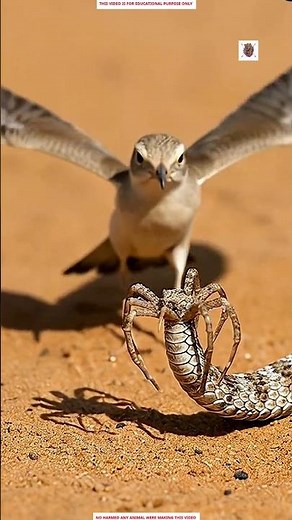 The Snake That Tricks Birds with Its Spider-Like Tail 😱