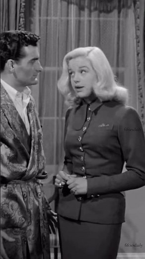 Diana Dors and Bonar Colleano in “Is your Honeymoon Really Necessary?” 1953 #oldhollywood #dianadors