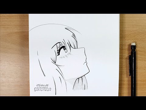 How to Draw an Anime Girl’s Face Step by Step | Easy Manga Sketch for Beginners