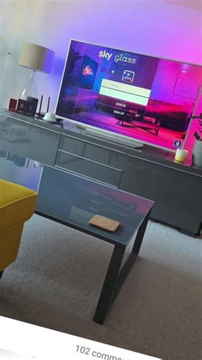 Watching TV just got easier Sky Glass gives you all your favourites with no dish and no hassle DM me for free trial 📥 #SkyGlass #SkyTV #StreamingLife #HomeEntertainment #SmartTV Room Setup