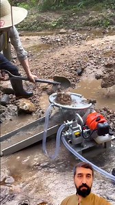 Small Gold Washing Machine Separating Gold from Sand ✨🏞️