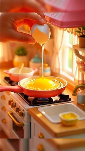 Making the World’s Smallest Egg 🍳 | Mini Kitchen Cooking | Satisfying ASMR