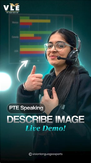 🎯 PTE Speaking: Describe Image — LIVE DEMO! #pte #shorts