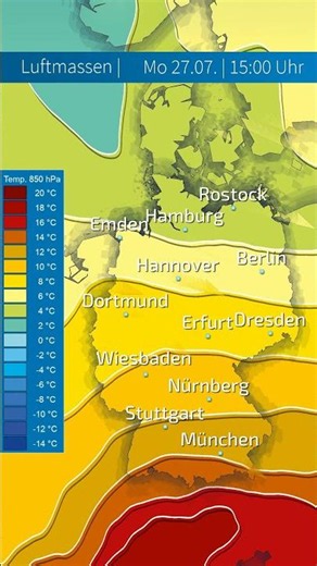 🔥 Krasse Wende der Luftmassen: Deutschland steuert auf extreme Hitze zu! #heatwave #wüstentage #new