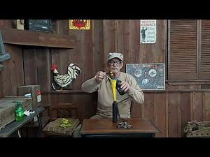 SPLITTING WOOD WITH BLACK POWDER USING A POWDER WEDGE