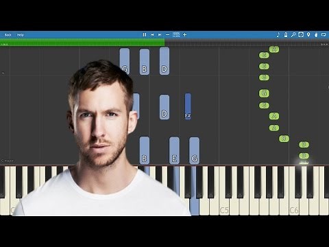 Calvin Harris - My Way - Piano Tutorial