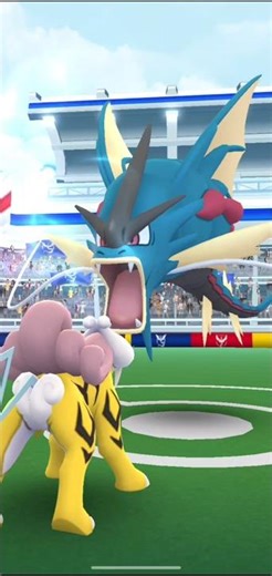 OP MEGA GYARADOS RAID!!! 💥🥵🐉 #shorts #pokemongo