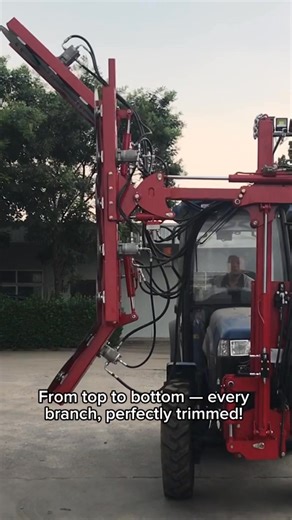 Tractor mounted tree branch trimming cutting and pruning machine | Farm Equipment