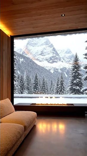 Mountain Snowfall Escape