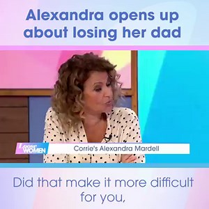 75K views · 129 reactions | Corrie's Alexandra Mardell joined our panel and opened up about how she channelled the experince of her dad's death into her new storyline. | Loose Women | Facebook