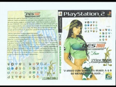 PES 2009 - D'luxe 1.0 (Brasileirão Serie A e B) Junho 2009. Patch Ultra Raro. Download ISO Gratis.