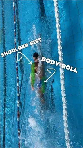 Stop Flat Backstroke Use Body Roll