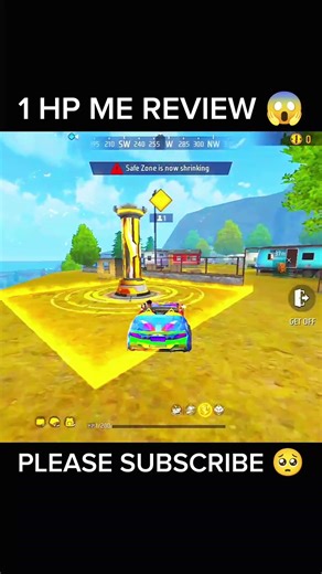 1 HP ME REVIEW 😱 Br Rank grandmaster lobby #freefire #trendingshorts #shortsfeed #freefirevideos