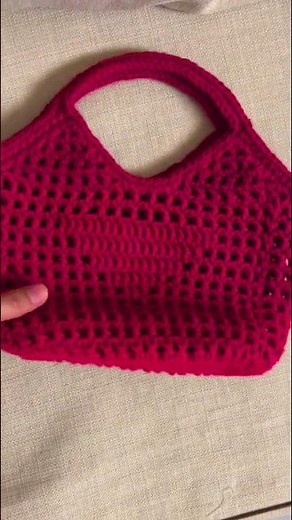 Crochet Simple Mesh Bag