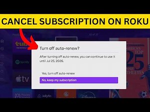 How to Cancel Subscription on Roku TV - Turn Off Auto Renew on Roku