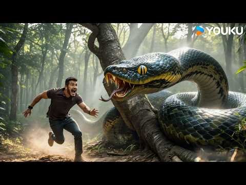 🚨🐍 The snake catcher was being chased by an enormous snake!| Mutant Python | YOUKU MONSTER MOVIE
