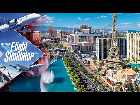 [🔴4K] Flying over Las Vegas | Microsoft Flight Simulator 2020 | RTX ULTRA