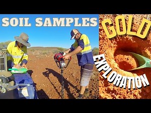 Soil Sampling - a day at my new job - how we take Soil Samples for Gold Exploration