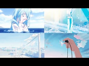 Aesthetic anime gifs || blue soft💧💦