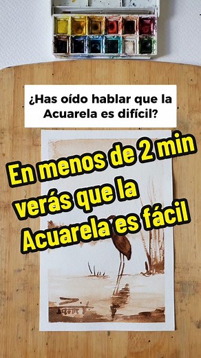 La acuarela es una técnica difícil. Todo el mundo lo sabe. Pero en este tutorial vas a ver que siguiendo la secuencia de pasos correcta la acuarela puede ser fácil. #acuarela #acuarelas #acuarelasobrepapel #clasesdeacuarela #aprenderacuarela #acuarelasprincipiantes #acuarelaart