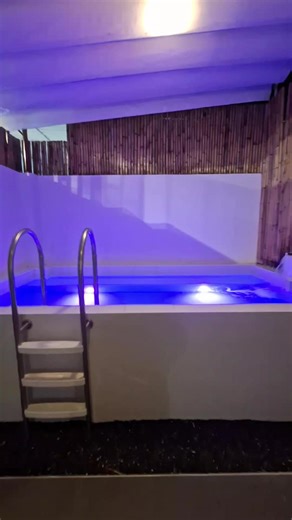 Night onsen,Warm Body,Calm mind #oasisbox #onsen #icebath #sauna #staem