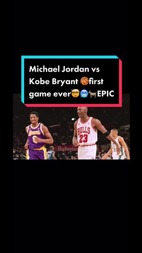 Michael Jordan & Kobe Bryant: First Game Together
