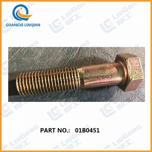 [Hot Item] Liugong Part 01b0451 Bolt for Compact Wheel Loader Clg836
