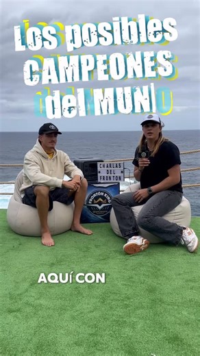 Gran Canaria Frontón King on Instagram: "El (aún) vigente campeón del mundo de bodyboard Armide Soliveres, charla con la nueva campeona del mundo de este deporte, Alexandra Rinder, aibre qué significaría ganar nuevamente y lo importante que es jugarse la final en casa, en una ola que conoce muy bien. Mañana se juega el título del mundo, ¡tienes que venir a verlo! 🤝 Sponsors & Partners @cabildodegrancanaria @grancanariadep @visitgrancanaria @visitgaldar @ayuntamientodegaldar @corona @casacorona