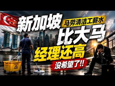震惊三观了!! 新加坡马劳清洁工薪水“比大马经理还高”没希望了!!