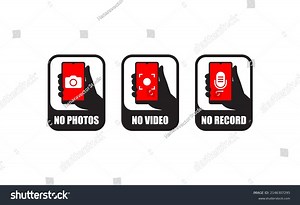 No Photos No Video No Audio Stock Vector (Royalty Free) 2146307295 | Shutterstock