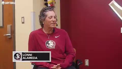 "She always told us, 'You are the reason why I got through this', and I truly believe that because she continued to show up, but we also showed up for her. We got her through dark times, and she gets us through dark times."@FSU_Softball's Head Coach Lonni Alameda and her players reflect on her battle with cancer and how they support one another through every step of the journey.#NCAASoftball x @michellachester
