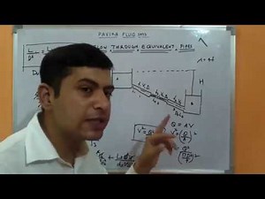 Flow through equivalent pipes
