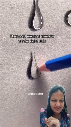 How to draw water droplets #howto #howtodraw #waterdroplet #viral #shorts #trending #painting #art