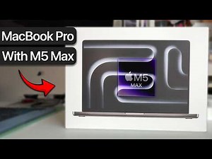 New MacBook Pro M5 Max Unboxing | Premium & Powerful!