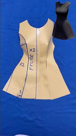 Girly Yet Edgy Dress Pattern Making Tutorial 👗✨ #diy #pattern #sewing #fashion
