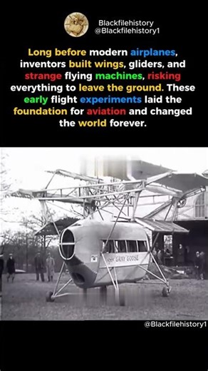 Humanity’s First Flight Experiments 🛩️