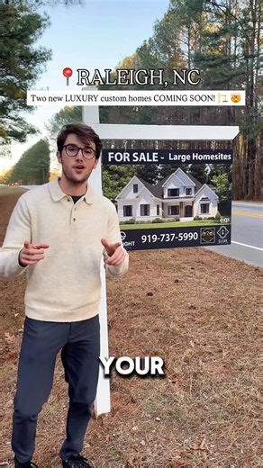 Marko Sun // Raleigh Realtor on Instagram: "Get in before the walls go up and lock in your lot and layout 🏘️🌲 Two custom homes are coming to Rusty Spur Lane set on nearly 2 acre homesites so you get space, privacy, and an easy commute to Raleigh, Wake Forest, Falls Lake, and the rest of the Triangle. Get in before construction starts and you can actually help design the home that gets built. HERE’S WHAT TO EXPECT: 👷‍♂️ Premier luxury builder Clear Construction 🌳 Nearly 2 acre homesites in No