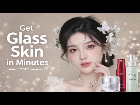 Get Glass Skin in Minutes | Korean Glow Makeup Tutorial