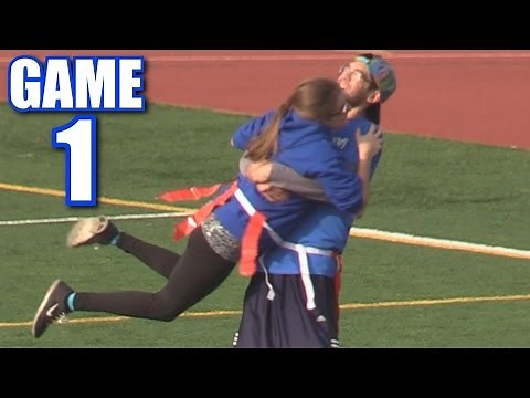 CIARA'S AMAZING FIRST TOUCHDOWN! | Offseason Football Series | Game 1