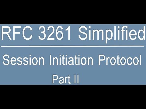 RFC 3261 Simplified: Session Initiation Protocol Part-Two
