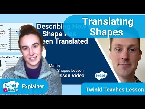 Translating Shapes Video Lesson for Year 4