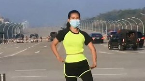 Myanmar: Aerobics class catches coup
