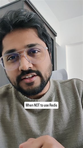 Programming Studios on Instagram: "Redis is powerful, but it’s not always required. ❌ When Redis may be overkill: • Low traffic applications • Rarely changing data • Simple CRUD-based systems • Small teams and early-stage products 📌 Example: An internal admin dashboard used by minimal users, fetching configuration data once in a while. Adding Redis here: → extra infrastructure → cache invalidation complexity → more things to maintain A direct database read is often enough. Good engineering is n