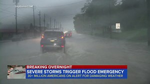 7.9K views · 143 reactions | SEVERE WEATHER: Alabama has declared a flooding emergency as destructive storms slam the South. And today, more than 30 million Americans are on alert for damaging winds, tornadoes, and flash flooding from Louisiana to D.C. ABC's Mona Kosar Abdi reports. | World News Now | Facebook
