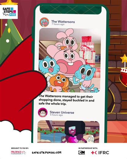 It's clear from Santa's feed that the holiday spirit is high! 🌟🎄​ We hope you had fun, and always remember that your safety is the greatest gift that you can give your loved ones. 🎁❤️✨​ Find out more: https://www.safestepskids.com​ #SAFESTEPSKids Prudence Foundation International Federation of Red Cross and Red Crescent Societies | Cartoon Network