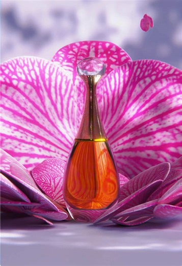 تصميم واقعي لزجاجة عطر ثلاثية الأبعاد في بلندر