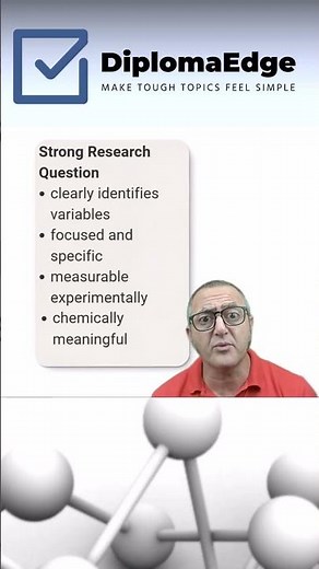 Is Your IA Research Question Strong Enough? | IB Chemistry IA